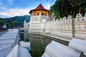 View of the temple in Kandy